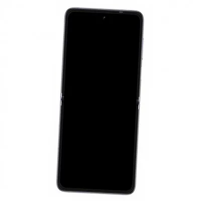 LCD Frame Middle Chassis for Tecno Phantom V Flip - White by Sparestream