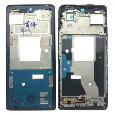 LCD Frame Middle Chassis for Tecno Pova 6 Pro - Black by Sparestream