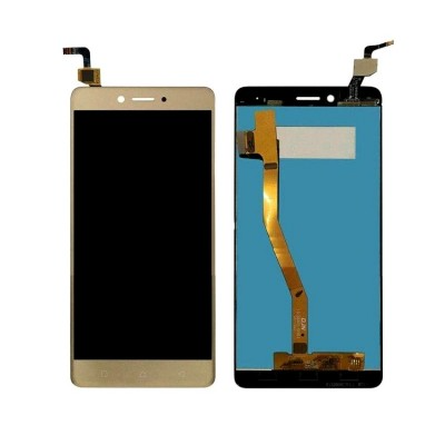 LCD with Touch Screen for Lenovo K6 Note K53a48 - Gold (display glass combo folder) by Sparestream