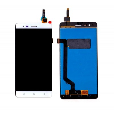 LCD with Touch Screen for Lenovo Vibe K5 Note - White (display glass combo folder) by Sparestream