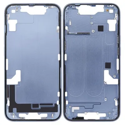 LCD Frame Middle Chassis for Apple iPhone 14 - Blue By Sparestream