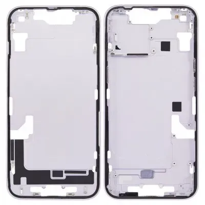 LCD Frame Middle Chassis for Apple iPhone 14 - White By Sparestream
