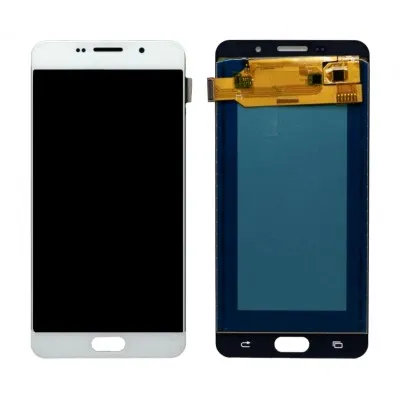 LCD with Touch Screen for Samsung Galaxy A7 2016 - White (display glass combo folder) by Sparestream