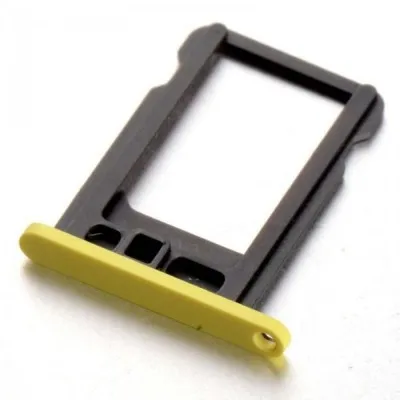 SIM Card Holder Tray for Apple iPhone 5c - Yellow by Sparestream