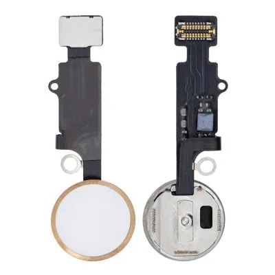 Home Button Complete for Apple iPhone 7 Plus 128GB Gold - Outer Plastic with Inner Flex by Sparestream