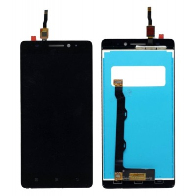 LCD with Touch Screen for Lenovo A7000 - Black (display glass combo folder) by Sparestream