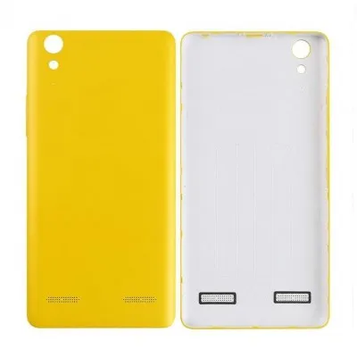 Back Panel Cover for Lenovo A6000 Plus - Yellow by Sparestream