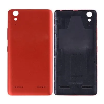 Back Panel Cover for Lenovo A6000 Plus - Red by Sparestream