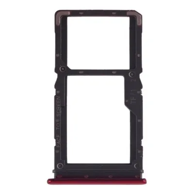 SIM Card Holder Tray for Xiaomi Redmi Note 7 Pro - Red by Sparestream