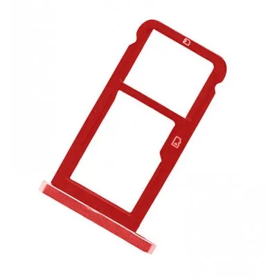 SIM Card Holder Tray for Xiaomi Redmi Note 5 Pro - Red by Sparestream