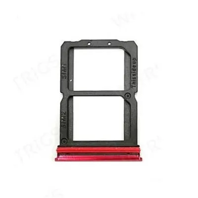 SIM Card Holder Tray for OnePlus 7 - Red By Sparestream