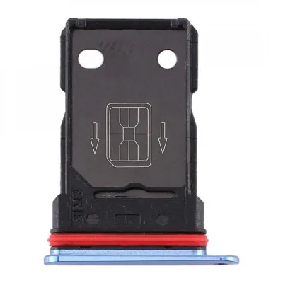 SIM Card Holder Tray for OnePlus 7T - Blue By Sparestream