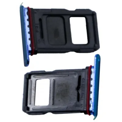 SIM Card Holder Tray for OnePlus 7 Pro - Blue  By Sparestream