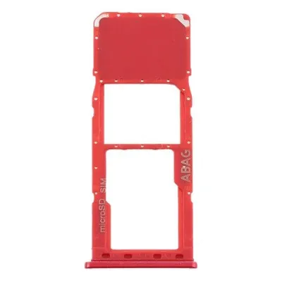 SIM Card Holder Tray for Samsung Galaxy A21s - Red by Sparestream