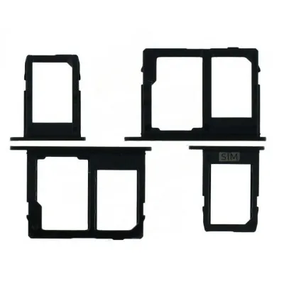 SIM Card Holder Tray for Samsung Galaxy J6 - Black by Sparestream