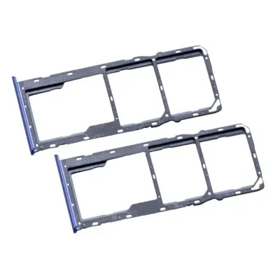 SIM Card Holder Tray for Realme 3 - Blue By Sparestream
