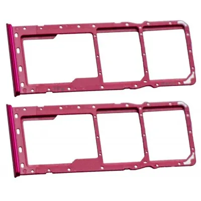 SIM Card Holder Tray for Realme 3 - Red By Sparestream