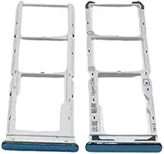 SIM Card Holder Tray for Vivo Y91 Mediatek - White by Sparestream