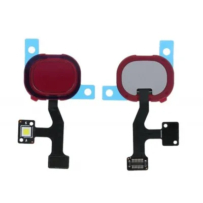 Fingerprint Sensor with Flex Cable for Samsung Galaxy M31 Red by Sparestream