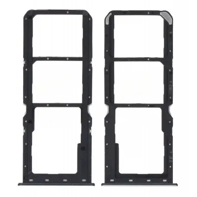 SIM Card Holder Tray for Realme C25Y - Black By Sparestream