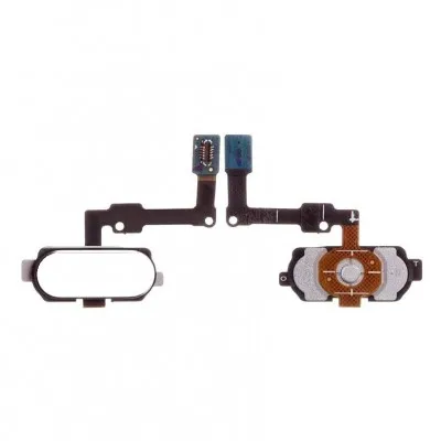 Fingerprint Sensor with Flex Cable for Samsung Galaxy J7 Prime White by Sparestream