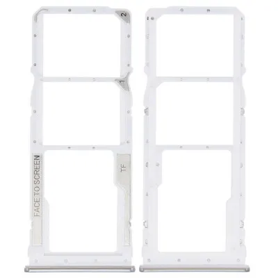 SIM Card Holder Tray for Xiaomi Redmi Note 9 Pro - White by Sparestream