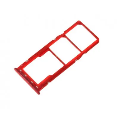 SIM Card Holder Tray for Vivo V15 - Red by Sparestream