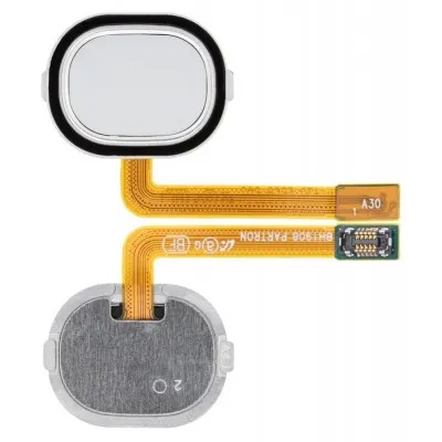 Fingerprint Sensor with Flex Cable for Samsung Galaxy A30 White by Sparestream