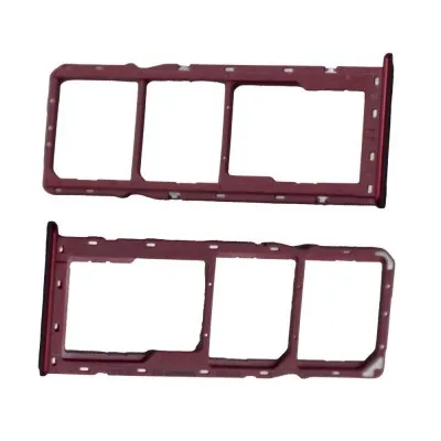 SIM Card Holder Tray for Realme C2 - Red by Sparestream