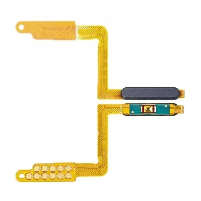 Fingerprint Sensor with Flex Cable for Samsung Galaxy A7 Lite Black by Sparestream