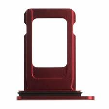 SIM Card Holder Tray for Vivo Y11 2019 - Red by Sparestream