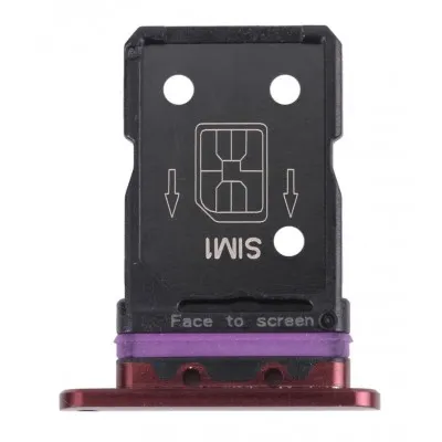 SIM Card Holder Tray for Realme X50 Pro 5G - Red By Sparestream