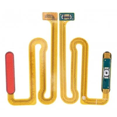 Fingerprint Sensor with Flex Cable for Samsung Galaxy A12 Red by Sparestream