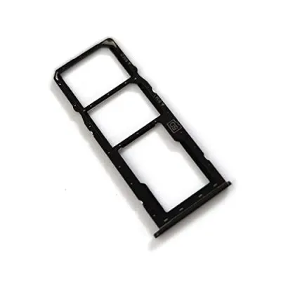 SIM Card Holder Tray for Realme Narzo 50A - Black By Sparestream