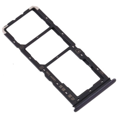 SIM Card Holder Tray for Vivo Y50 - Black by Sparestream