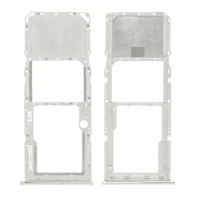 SIM Card Holder Tray for Samsung Galaxy A50s - White by Sparestream