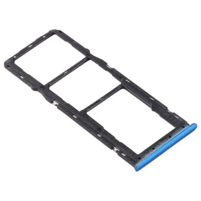 SIM Card Holder Tray for Realme Narzo 30A - Blue By Sparestream