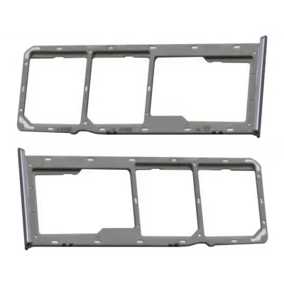 SIM Card Holder Tray for Oppo A15s - Silver by Sparestream