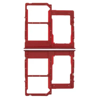 SIM Card Holder Tray for Samsung Galaxy A31 - Red by Sparestream