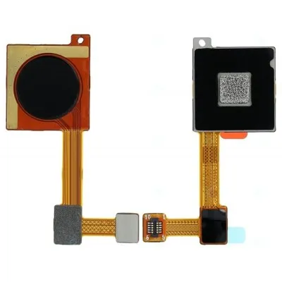 Fingerprint Sensor with Flex Cable for Xiaomi Mi A2 Black by Sparestream
