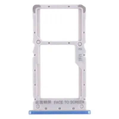 SIM Card Holder Tray for Xiaomi Redmi Note 6 Pro - Blue by Sparestream