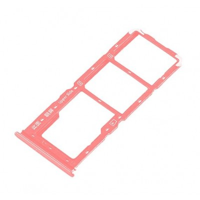 SIM Card Holder Tray for Vivo Y91 - Red by Sparestream