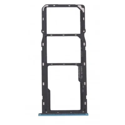 SIM Card Holder Tray for Realme Narzo 20A - Blue By Sparestream