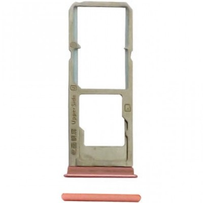 SIM Card Holder Tray for Vivo V7 Plus - Red by Sparestream