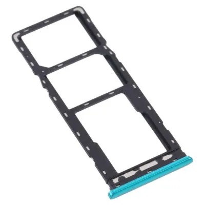 SIM Card Holder Tray for Infinix Hot 10i - Green by Sparestream