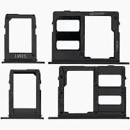 SIM Card Holder Tray for Samsung Galaxy A8 Plus 2018 - Black by Sparestream