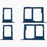 SIM Card Holder Tray for Samsung Galaxy A8 Plus 2018 - Blue by Sparestream