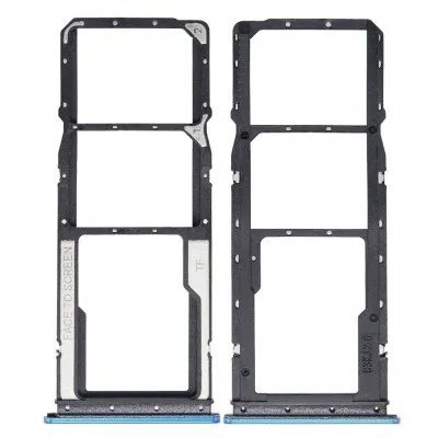 SIM Card Holder Tray for Xiaomi Redmi 8A Dual - Blue by Sparestream