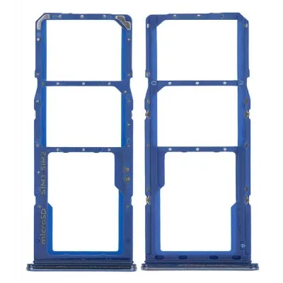 SIM Card Holder Tray for Samsung Galaxy A70 - Blue by Sparestream