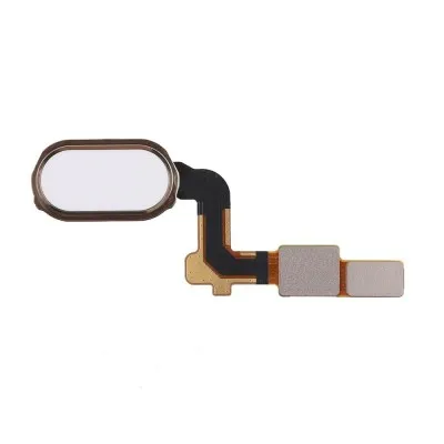 Fingerprint Sensor with Flex Cable for Oppo A57 White by Sparestream